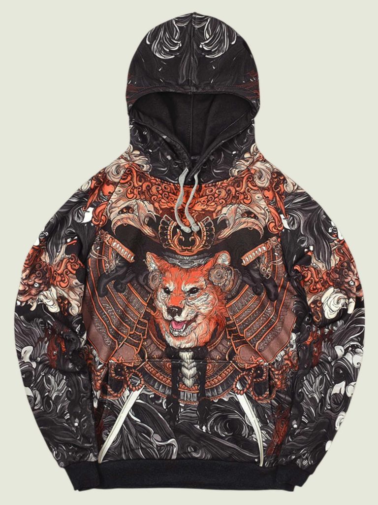 AKITA SAMURAI BLACK [ХУДИ УНИСЕКС]