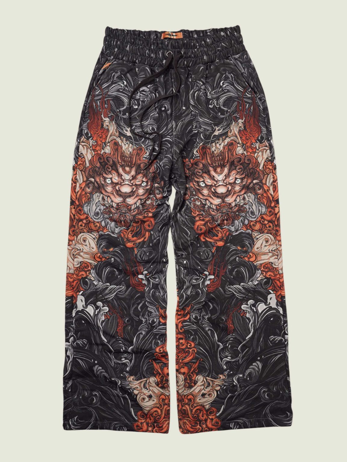 akita samurai black shtany shirokie 1