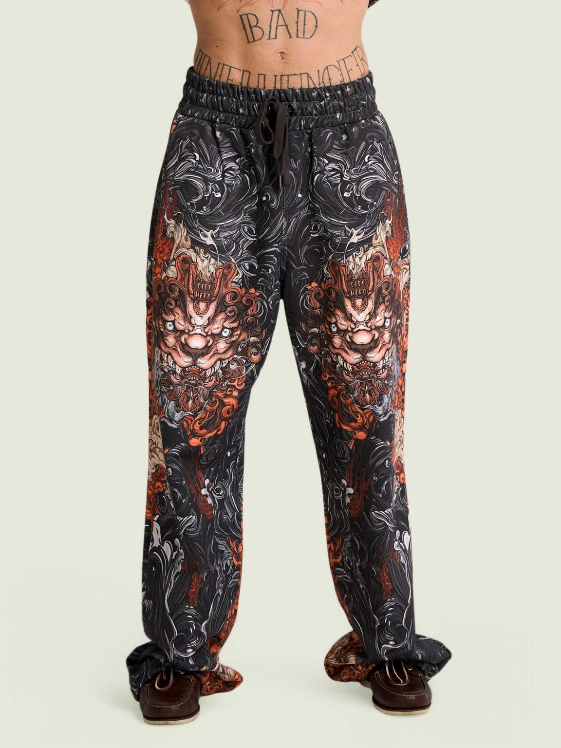 akita samurai black shtany shirokie 3