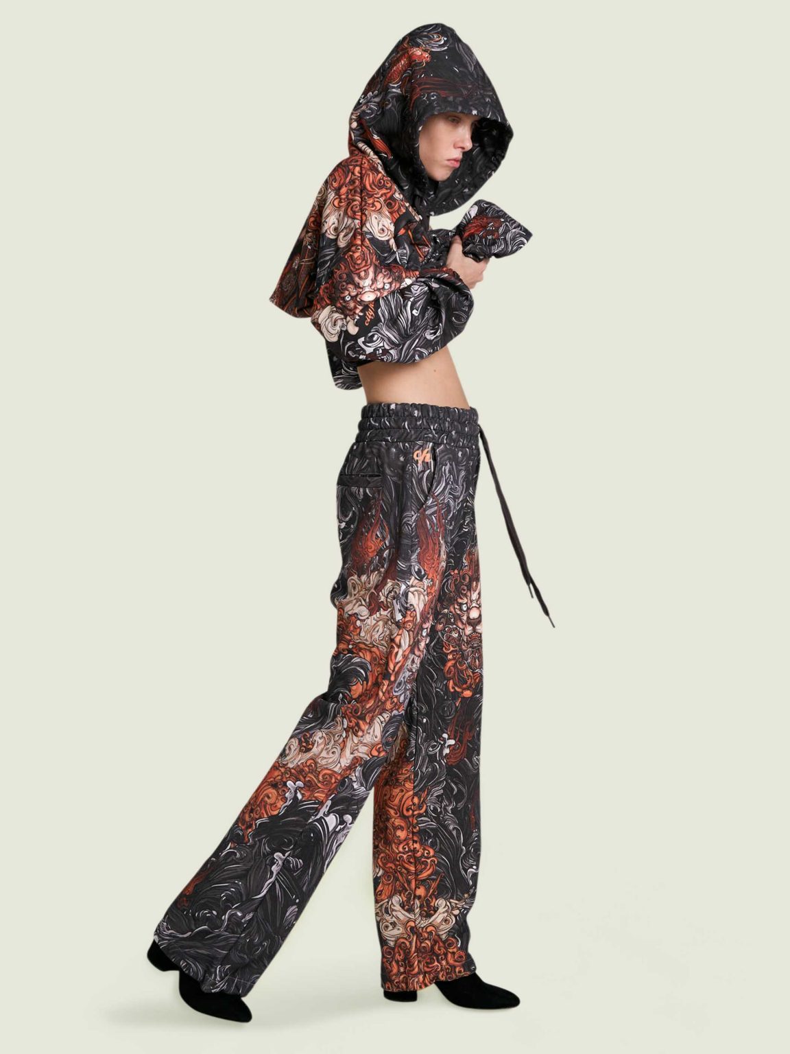 akita samurai black shtany shirokie 4