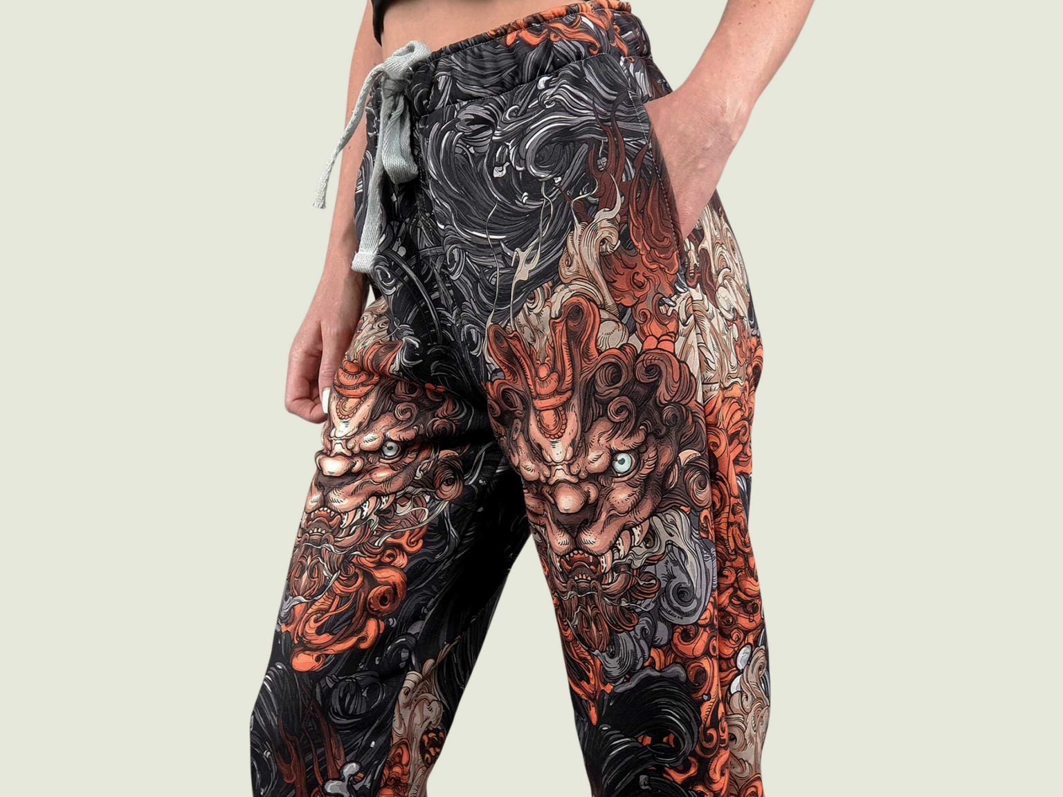 akita samurai black treniki 8