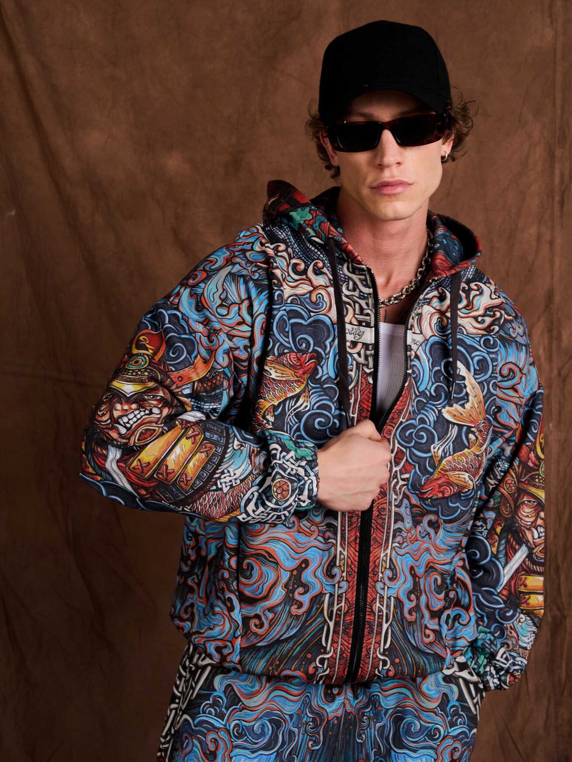 samurai story 2.0 ovrsz hoodie na molnii 1