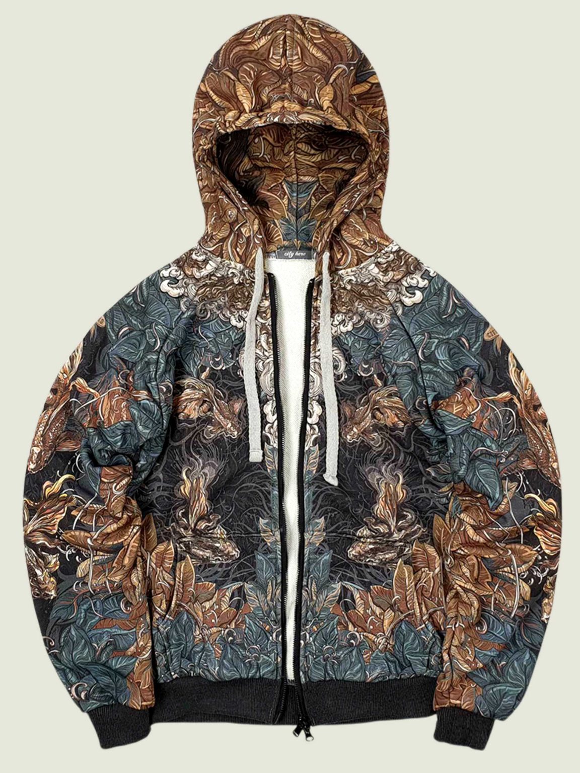 shiba hoodie na molnii 1