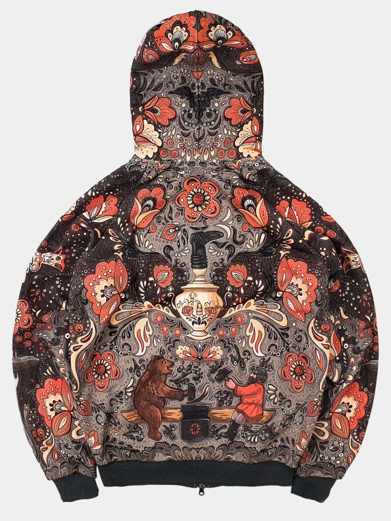 ХОХЛОМА [ХУДИ НА МОЛНИИ УНИСЕКС]