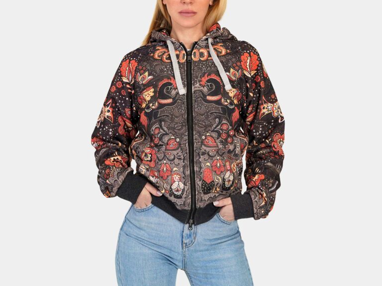 ХОХЛОМА [ХУДИ НА МОЛНИИ УНИСЕКС]