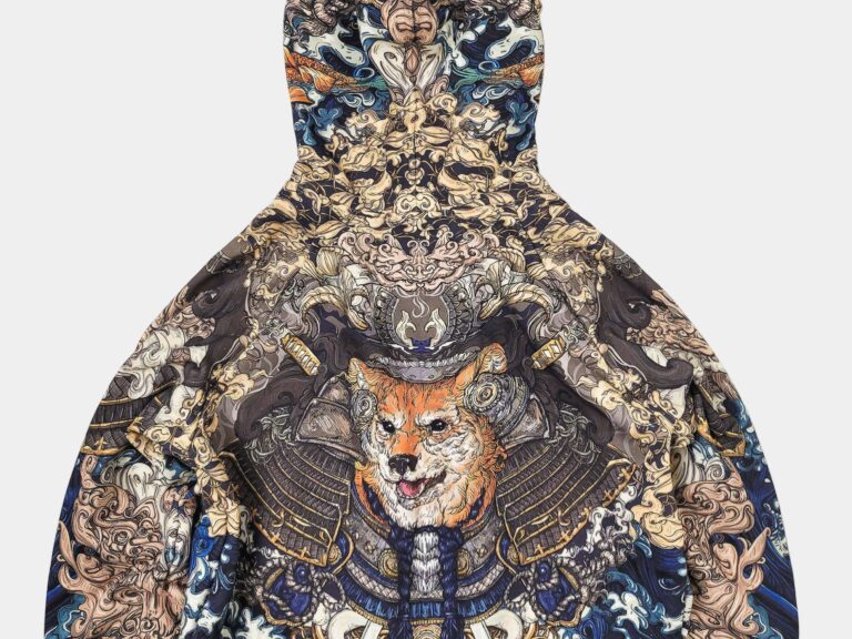 AKITA SAMURAI BLUE [ХУДИ НА МОЛНИИ УНИСЕКС]