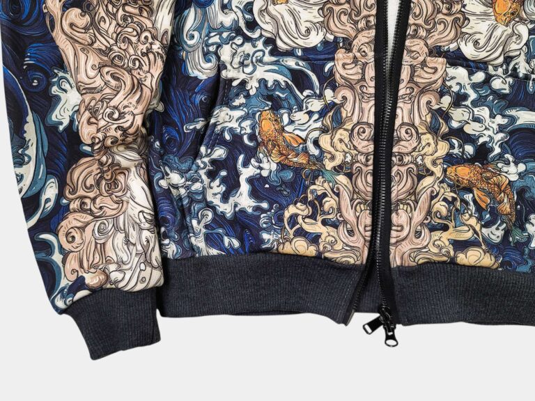 AKITA SAMURAI BLUE [ХУДИ НА МОЛНИИ УНИСЕКС]