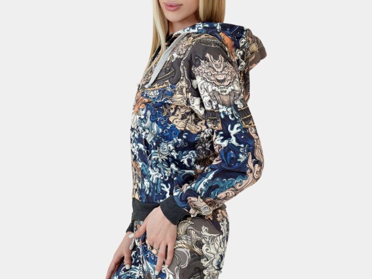 AKITA SAMURAI BLUE [ХУДИ НА МОЛНИИ УНИСЕКС]