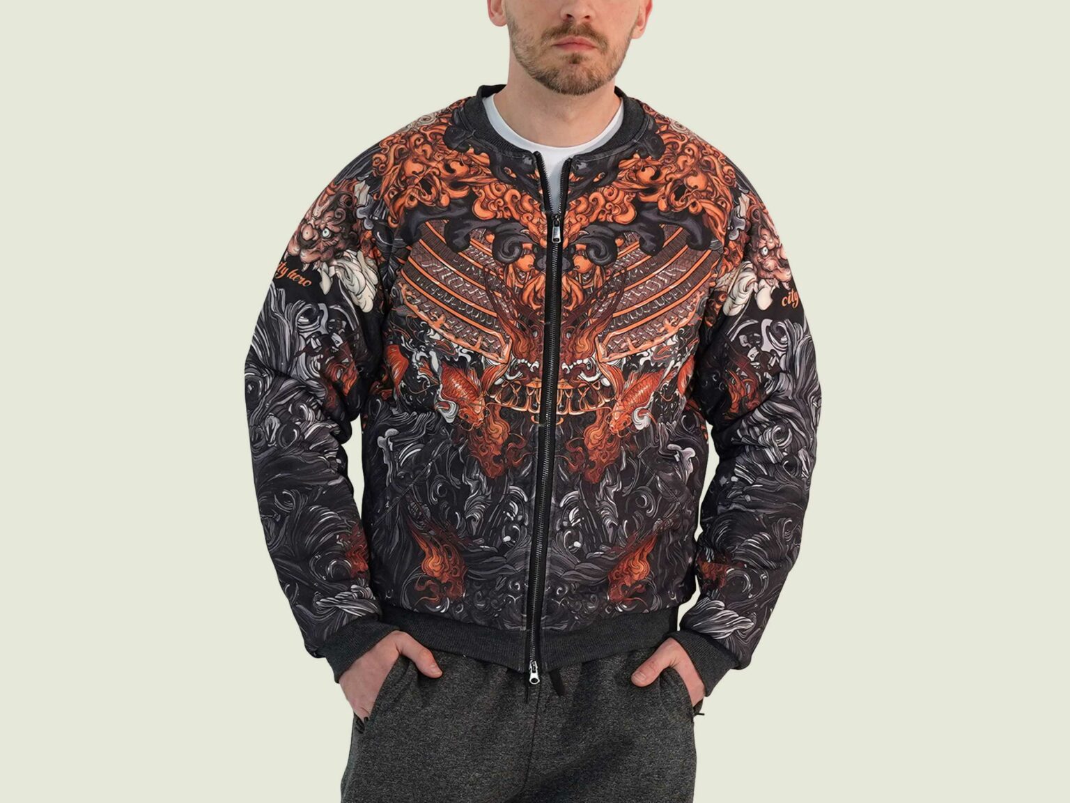 akita black bomber 5