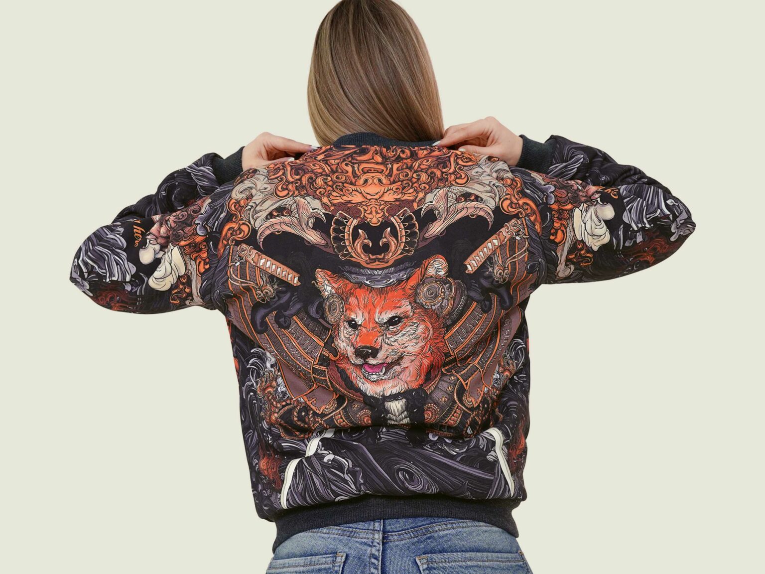 akita black bomber 9