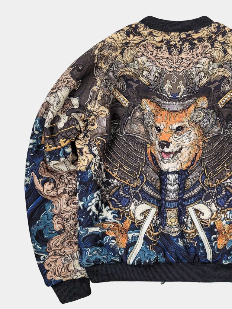 AKITA SAMURAI BLUE [БОМБЕР УНИСЕКС]