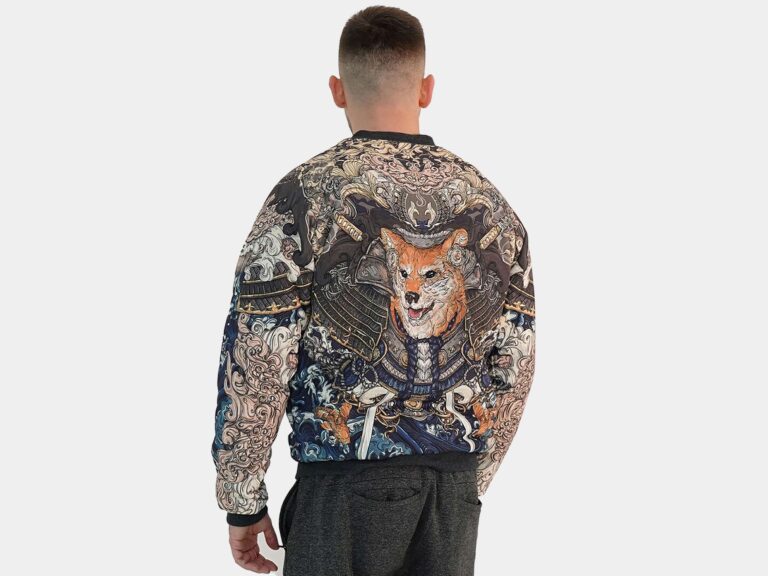 AKITA SAMURAI BLUE [БОМБЕР УНИСЕКС]