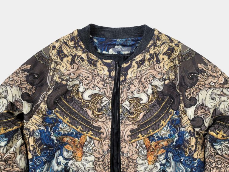 AKITA SAMURAI BLUE [БОМБЕР УНИСЕКС]