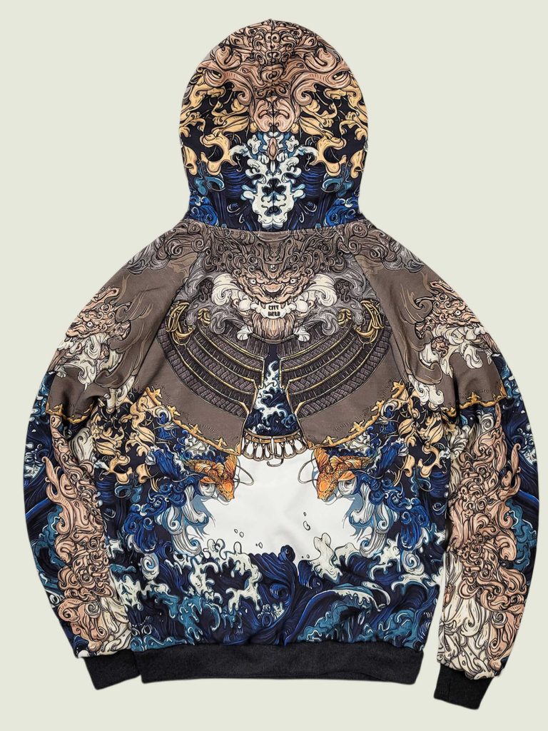 AKITA SAMURAI BLUE [ХУДИ УНИСЕКС]