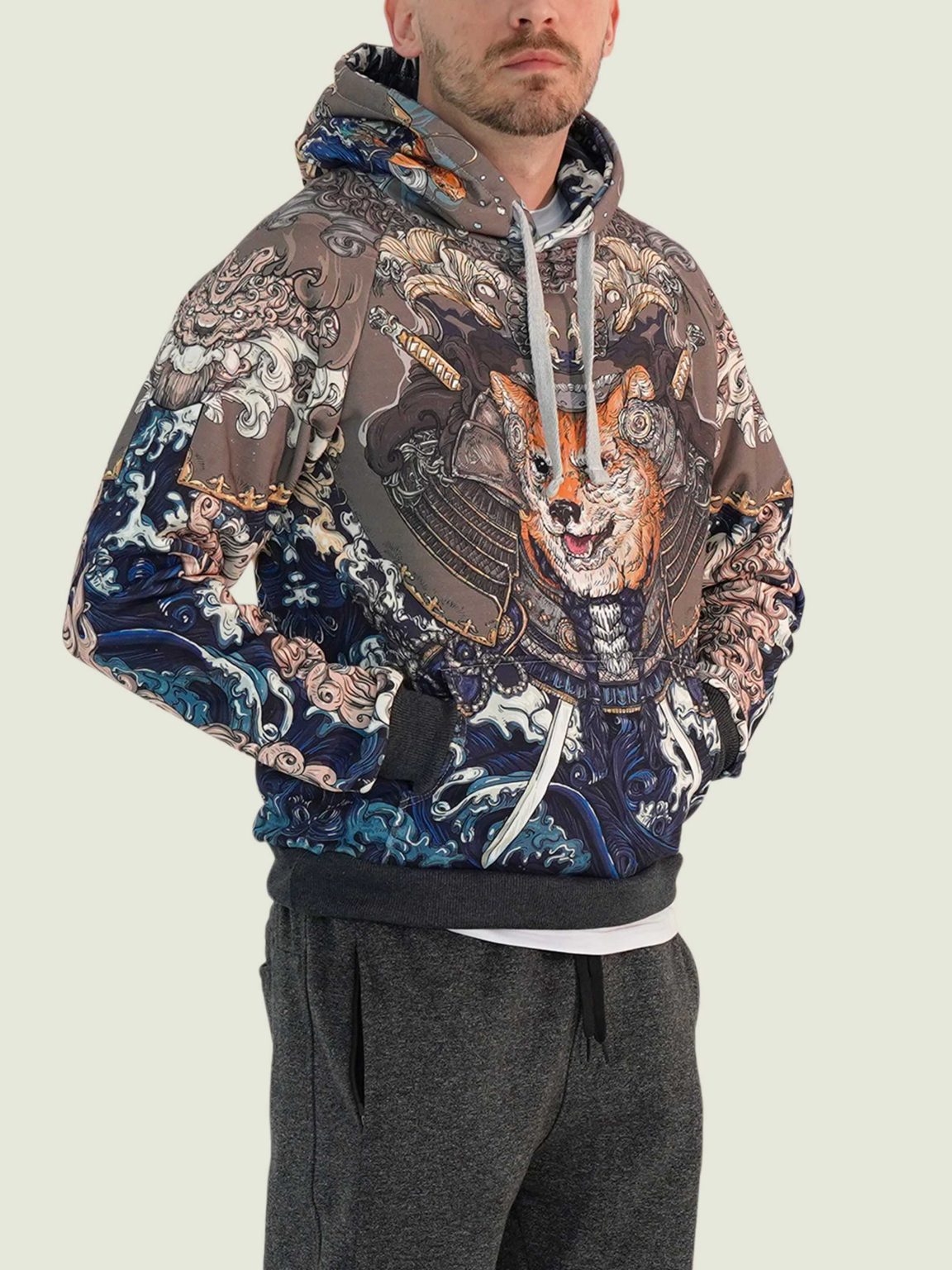akita blue hoodie 3