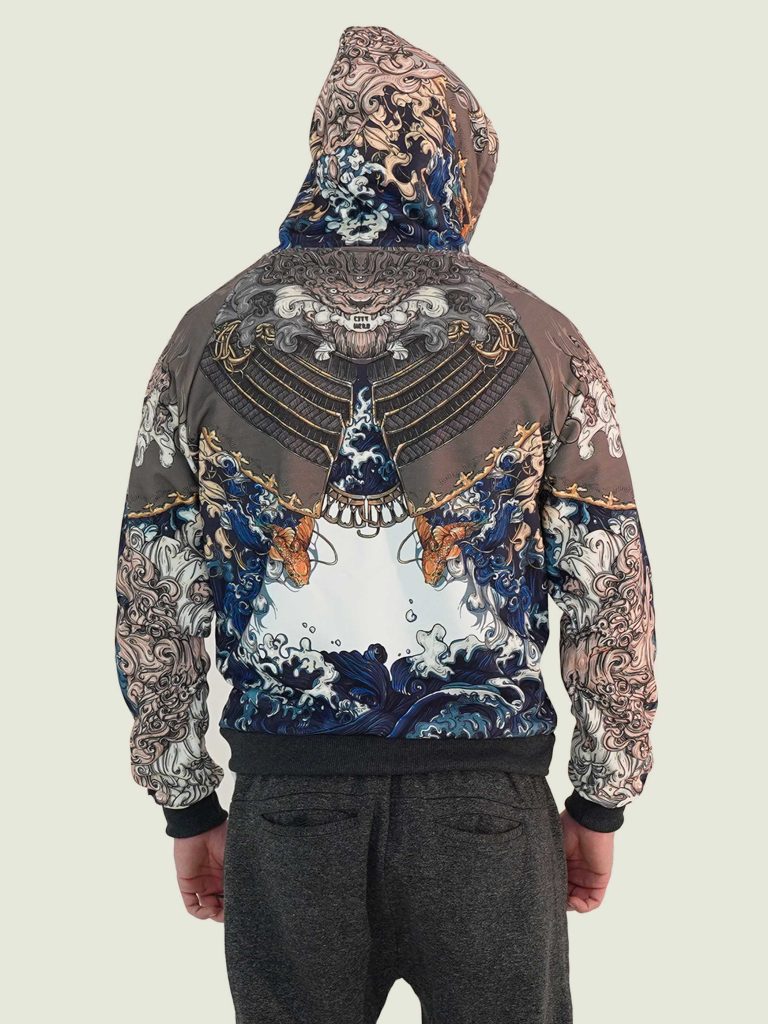 AKITA SAMURAI BLUE [ХУДИ УНИСЕКС]