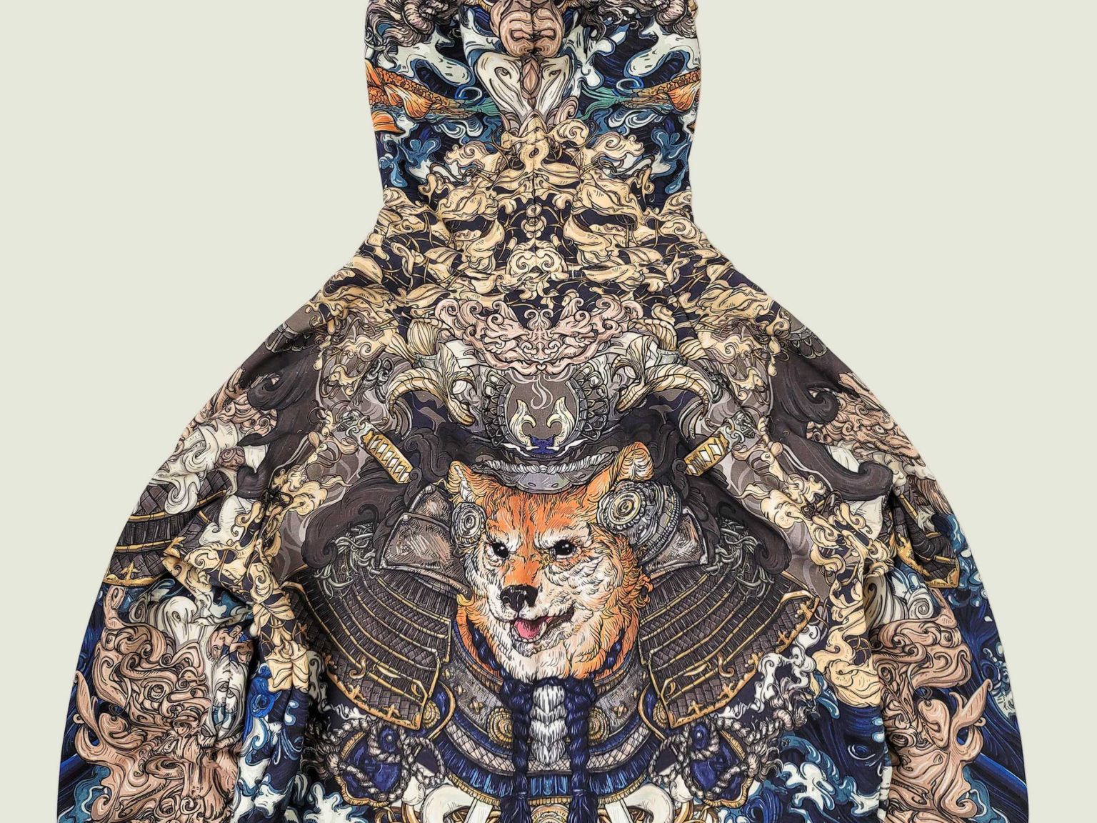 akita blue hoodie na molnii 7