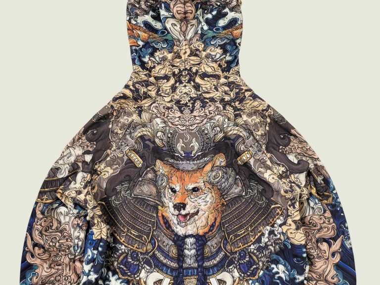 AKITA SAMURAI BLUE [ХУДИ НА МОЛНИИ УНИСЕКС]