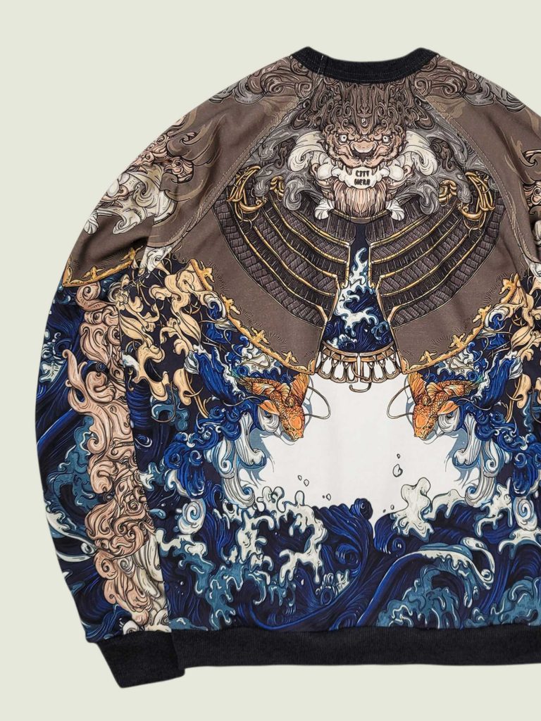 AKITA SAMURAI BLUE [СВИТШОТ УНИСЕКС]