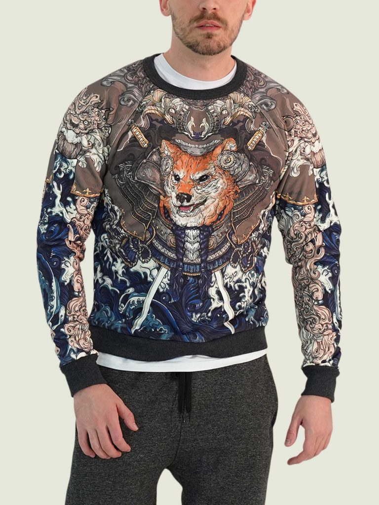 AKITA SAMURAI BLUE [СВИТШОТ УНИСЕКС]