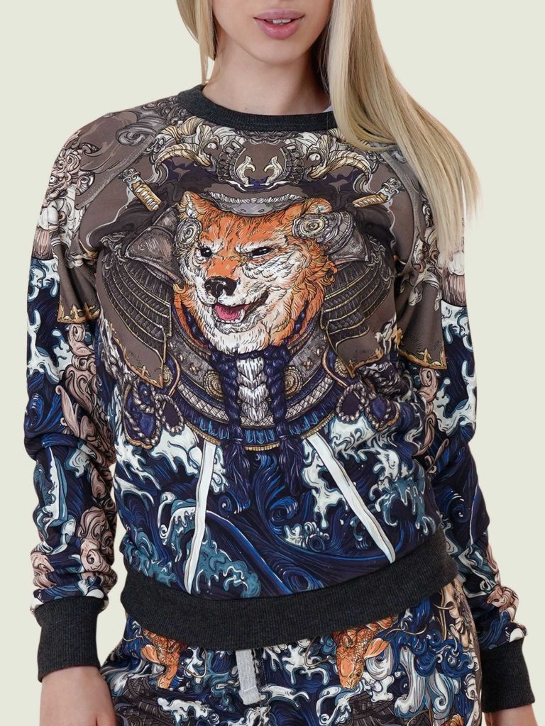 AKITA SAMURAI BLUE [СВИТШОТ УНИСЕКС]