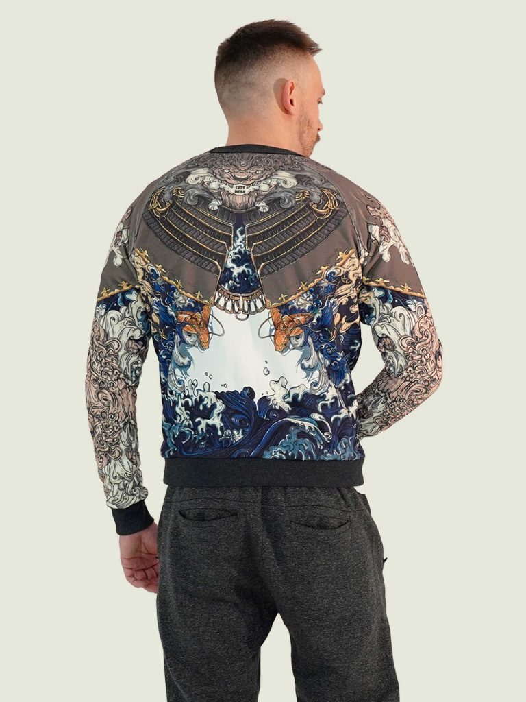 AKITA SAMURAI BLUE [СВИТШОТ УНИСЕКС]