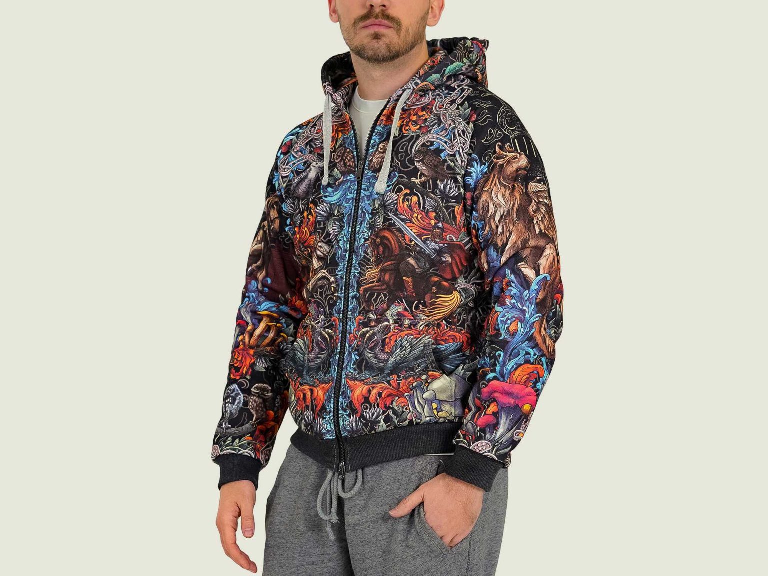 chernaya solyanka hoodie na molnii 5