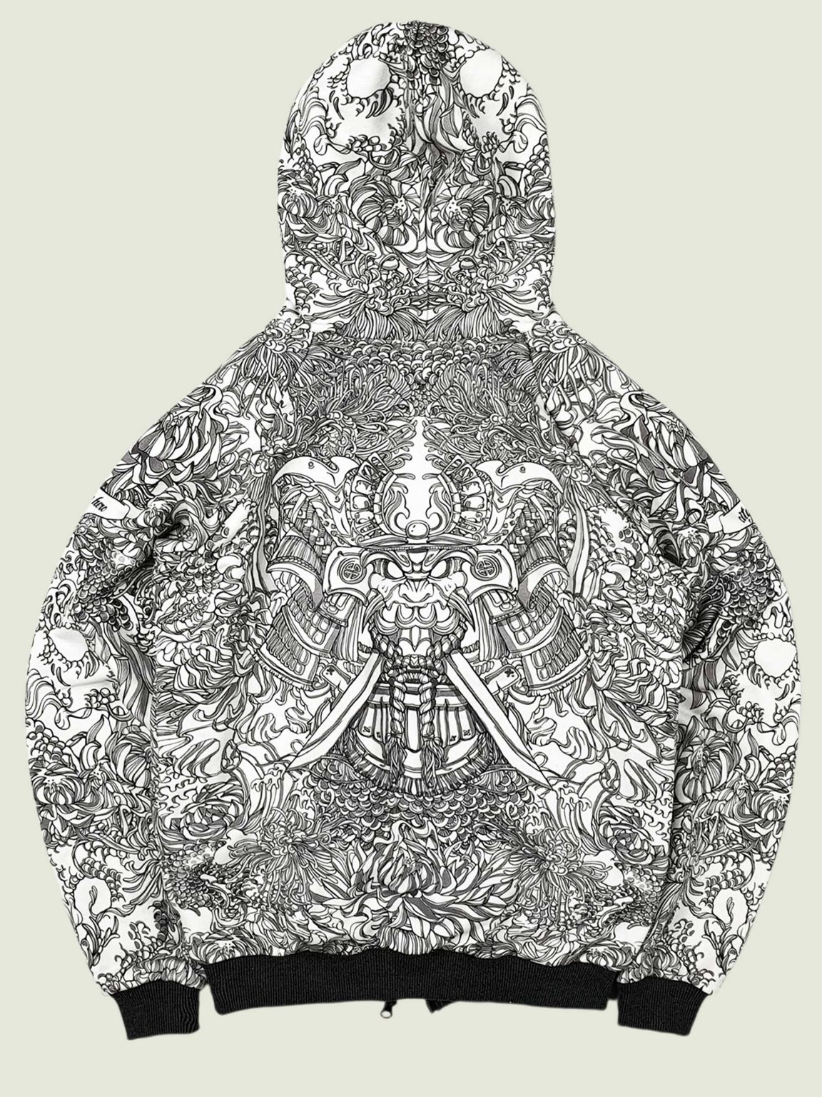 samurai story 3.0 milky hoodie na molnii 2