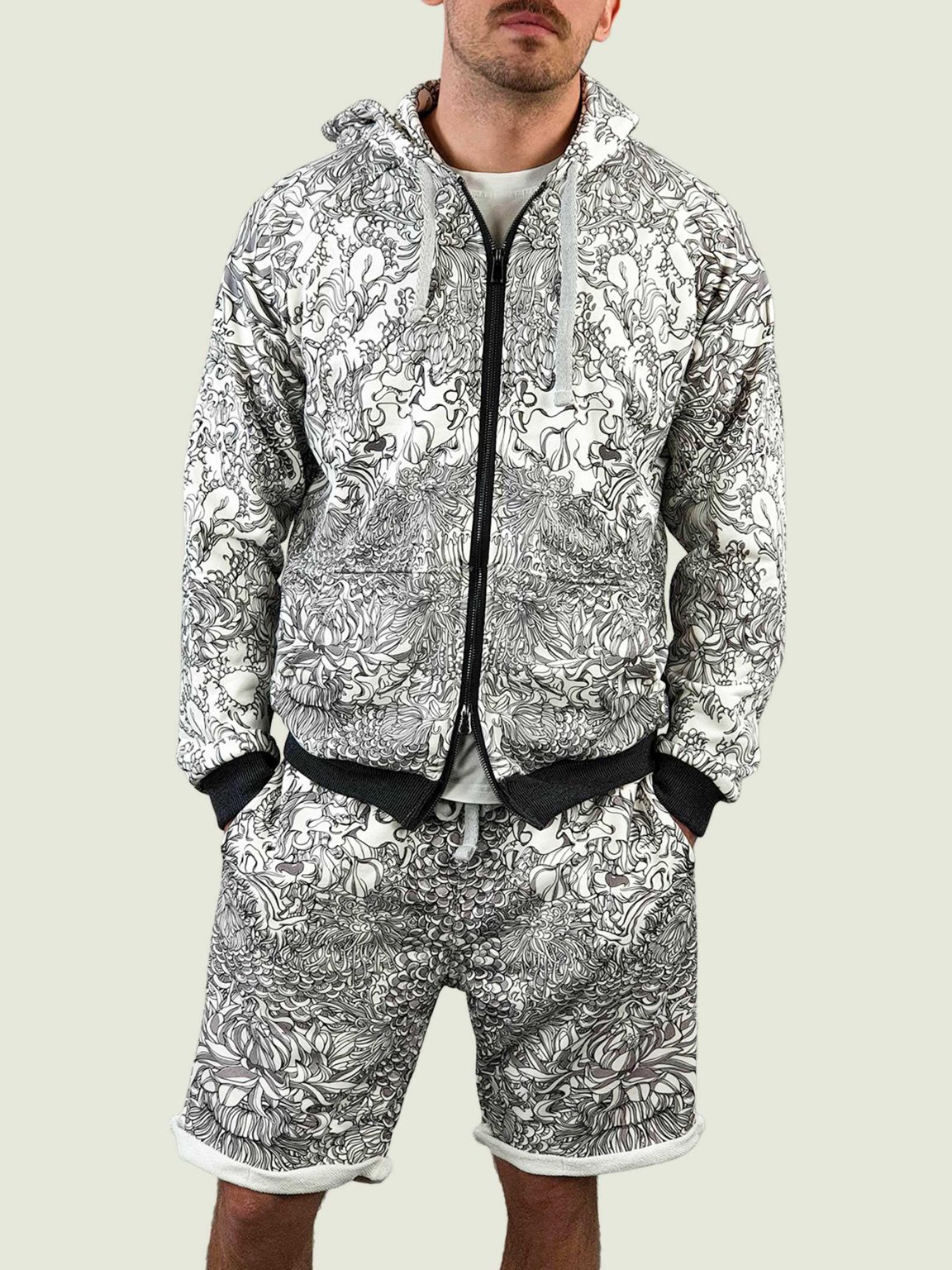 samurai story 3.0 milky hoodie na molnii 3