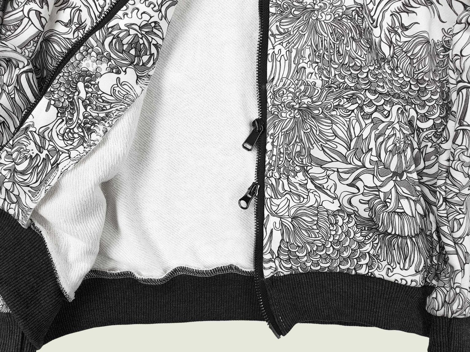 samurai story 3.0 milky hoodie na molnii 8