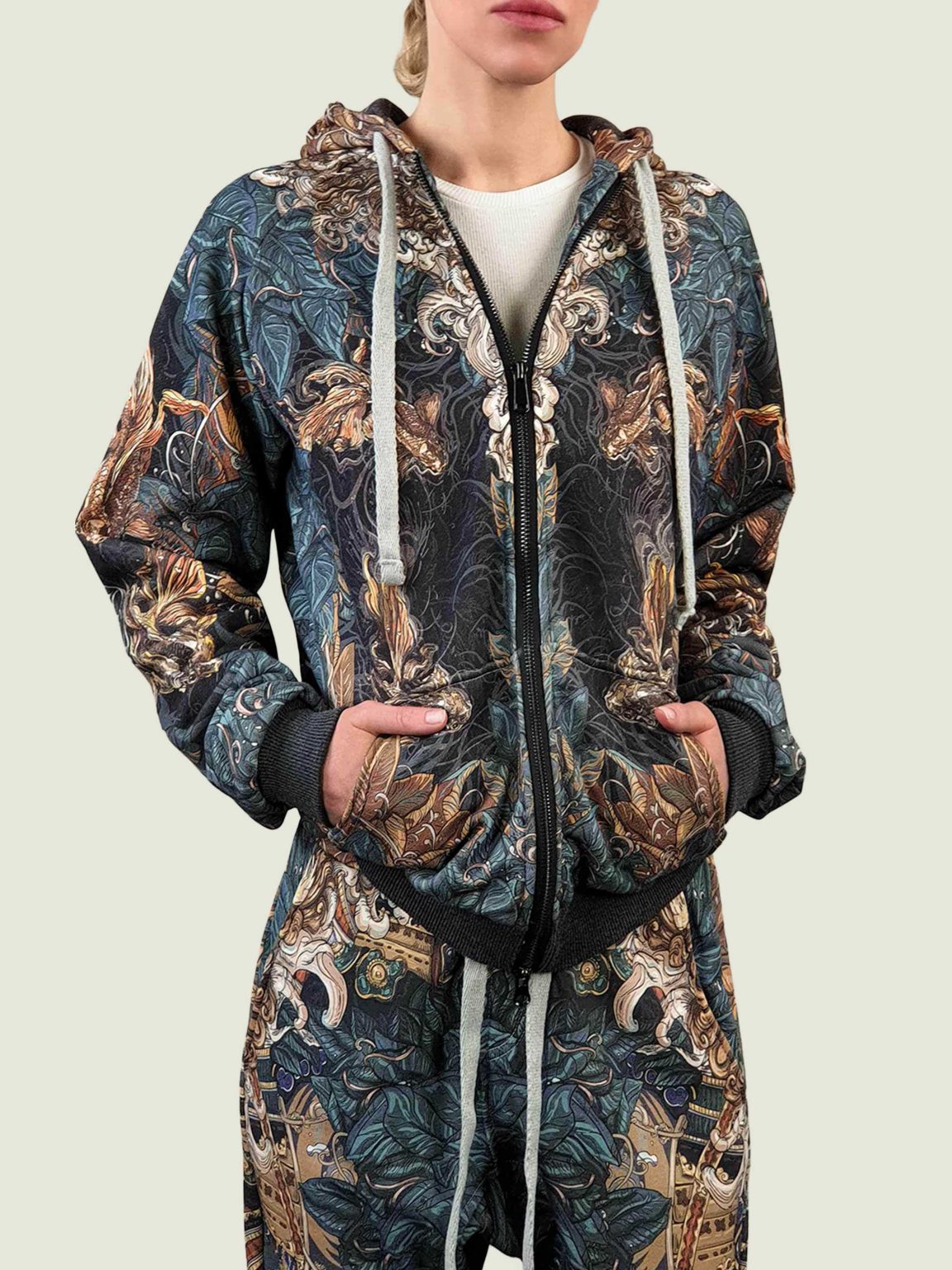 shiba hoodie na molnii 4