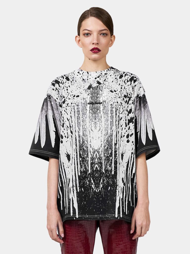 WINGS OF DARK WHITE [ФУТБОЛКА OVRSZ УНИСЕКС]