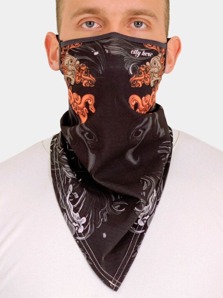 AKITA SAMURAI BLACK [МАСКА-ПЛАТОК УНИСЕКС]