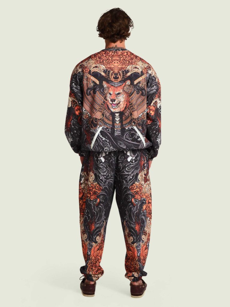 AKITA SAMURAI BLACK [СВИТШОТ OVRSZ УНИСЕКС]