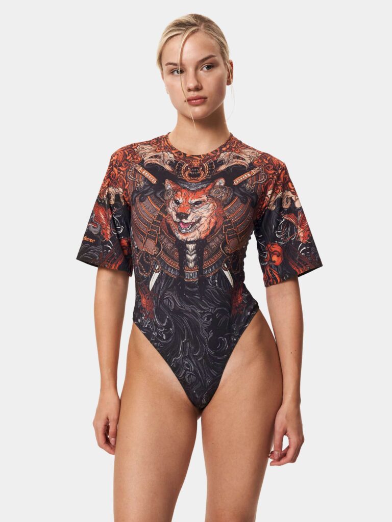 AKITA SAMURAI BLACK [БОДИ-ФУТБОЛКА]