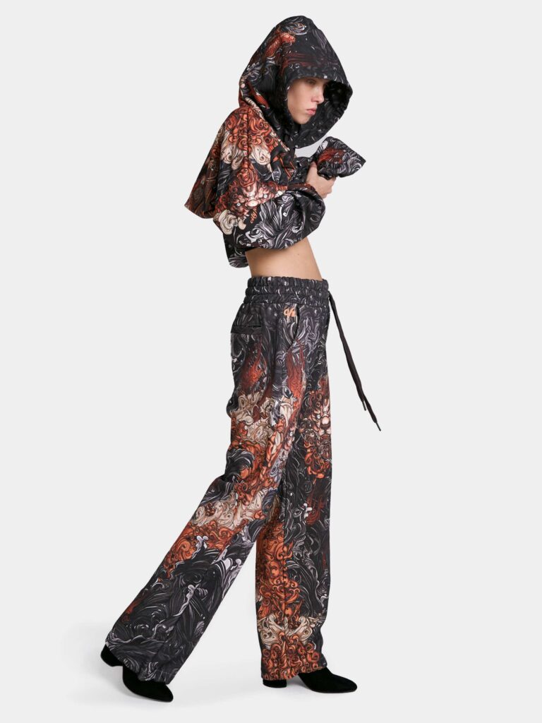 AKITA SAMURAI BLACK [ШТАНЫ ШИРОКИЕ OVRSZ УНИСЕКС]