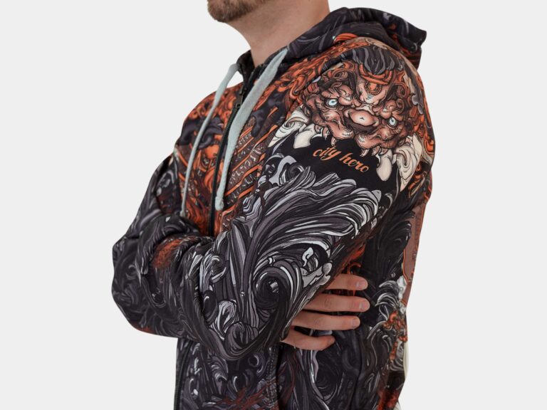 AKITA SAMURAI BLACK [ХУДИ НА МОЛНИИ УНИСЕКС]