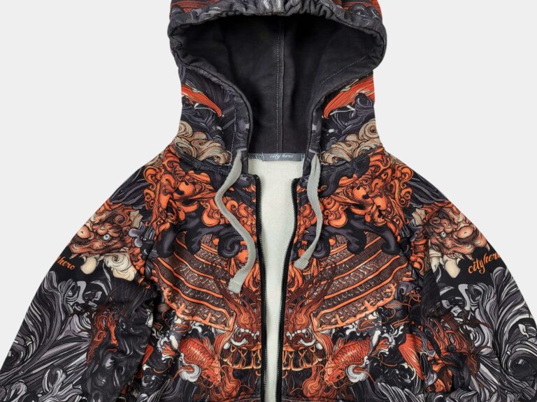 AKITA SAMURAI BLACK [ХУДИ НА МОЛНИИ УНИСЕКС]