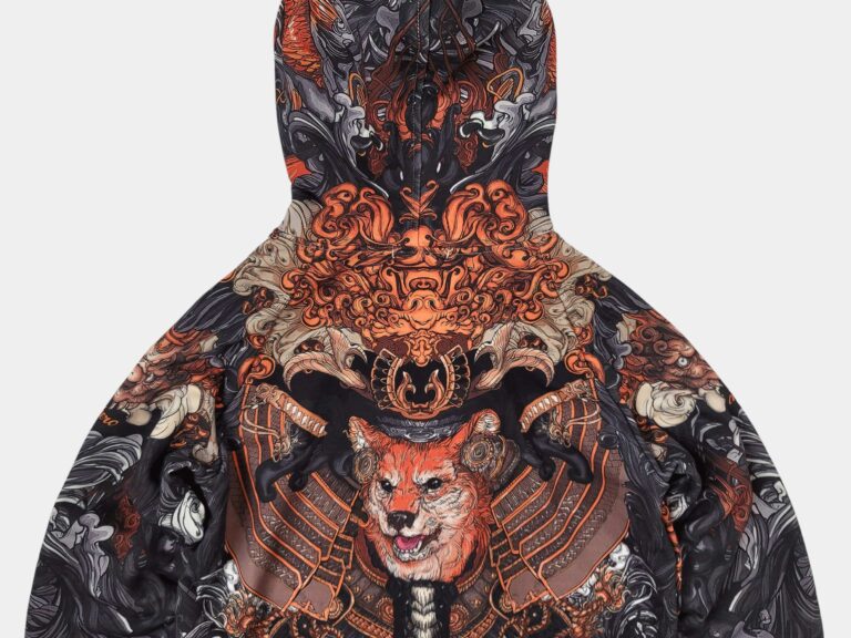 AKITA SAMURAI BLACK [ХУДИ НА МОЛНИИ УНИСЕКС]