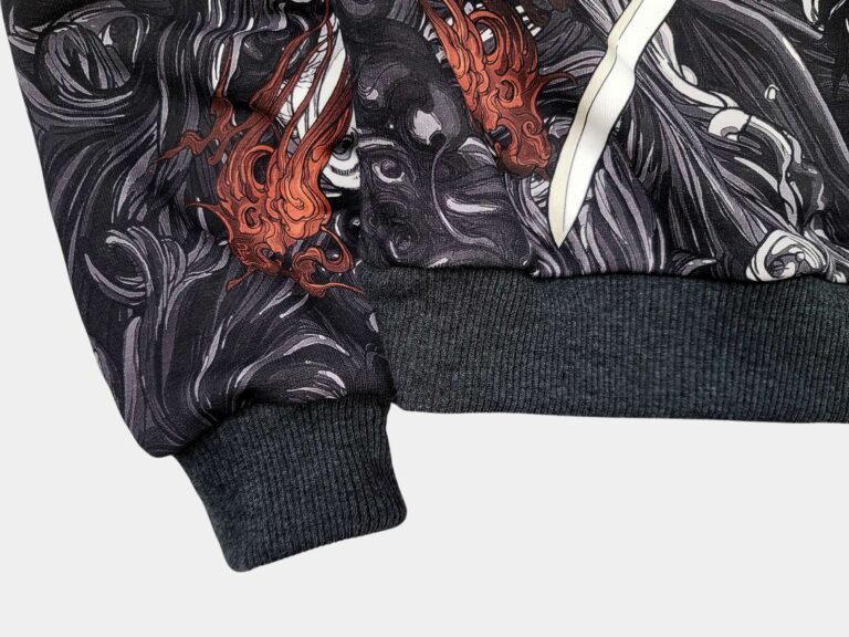 AKITA SAMURAI BLACK [ХУДИ НА МОЛНИИ УНИСЕКС]