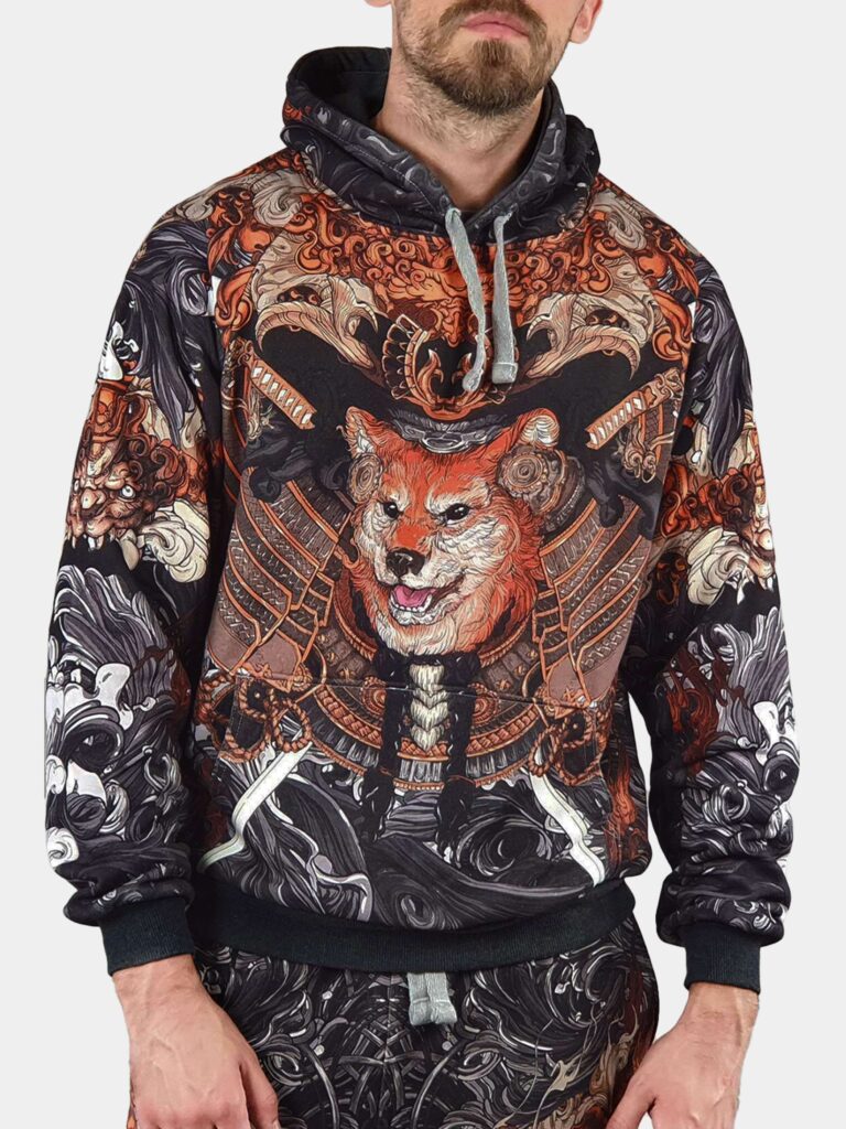 AKITA SAMURAI BLACK [ХУДИ УНИСЕКС]