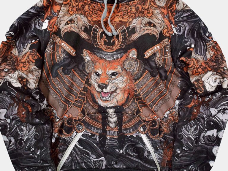 AKITA SAMURAI BLACK [ХУДИ УНИСЕКС]