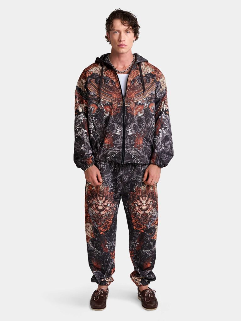 AKITA SAMURAI BLACK [ZIP-ХУДИ OVRSZ УНИСЕКС]