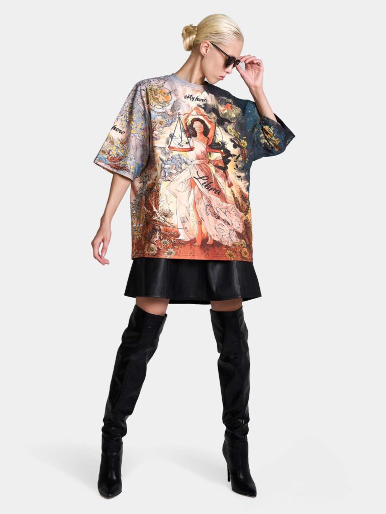 ВЕСЫ HEROSCOPE [ФУТБОЛКА OVRSZ УНИСЕКС]