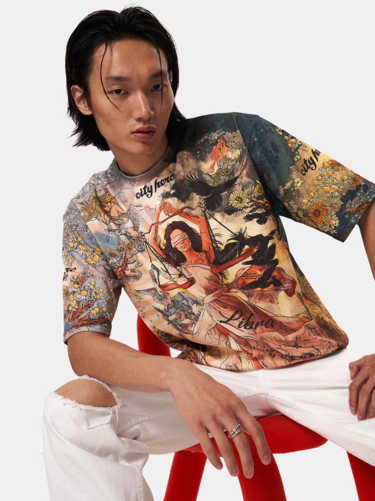 ВЕСЫ HEROSCOPE [ФУТБОЛКА OVRSZ УНИСЕКС]