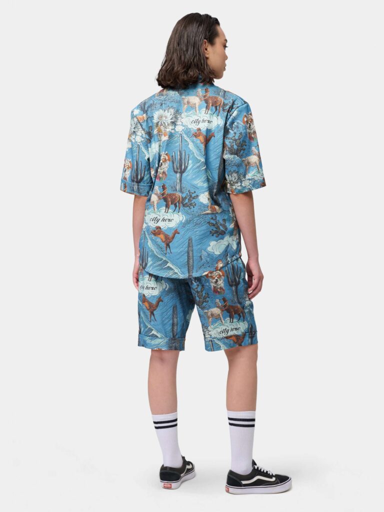 ЛАМЫ & АЛЬПАКИ [СТРИТ ПИЖАМА УНИСЕКС *short]